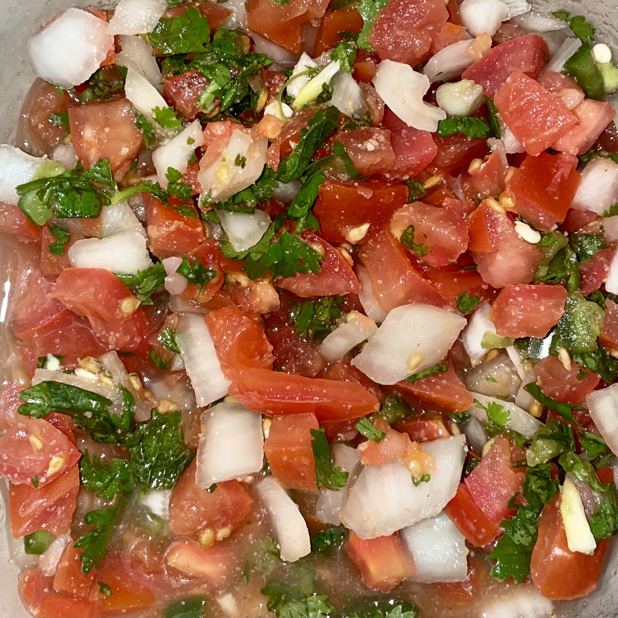 Pico de galo salsa