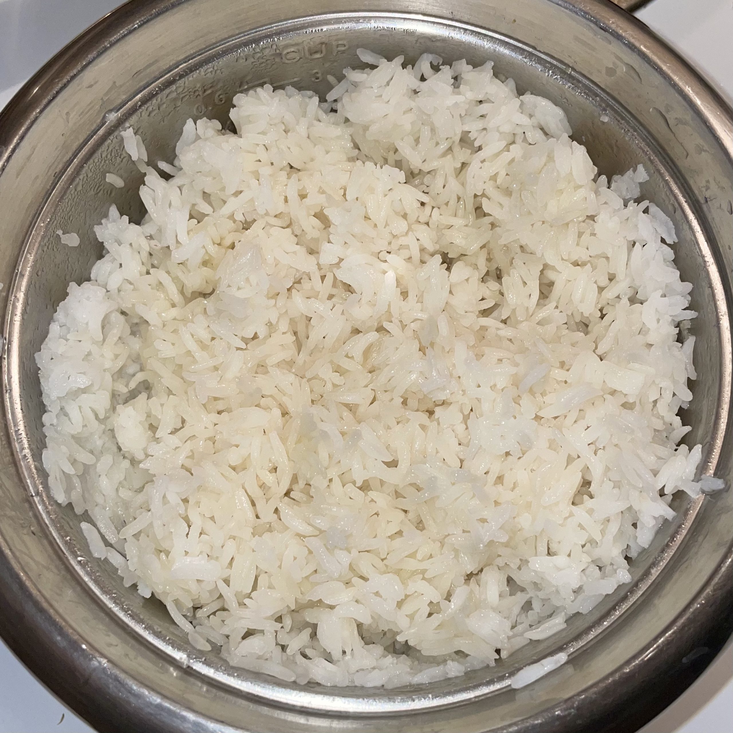 African-style white rice