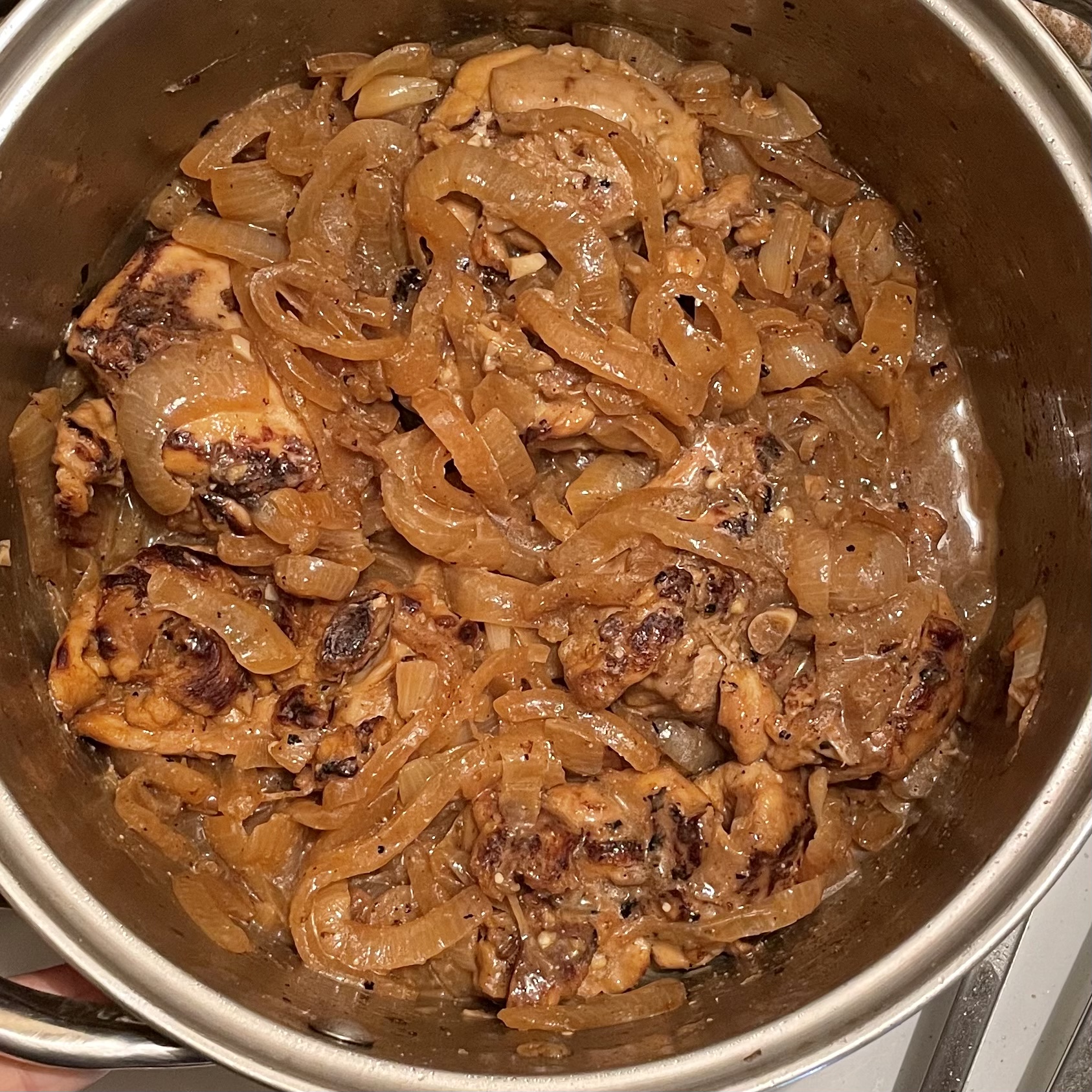 Chicken (poulet) yassa