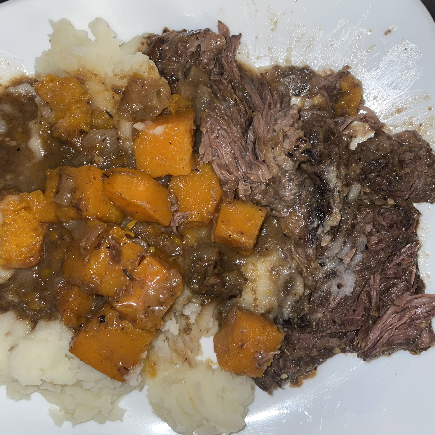 Apple cider braised beef