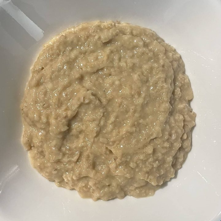 Custard oatmeal