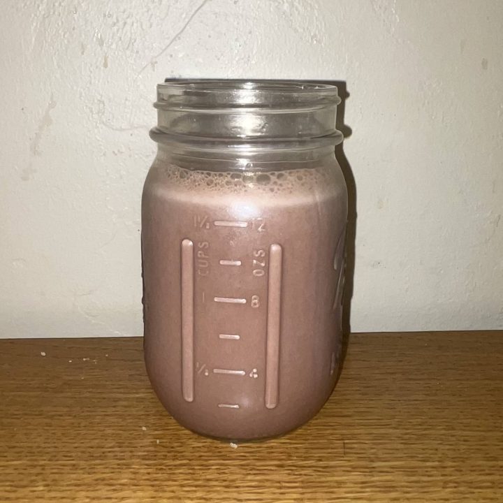 Chocolate milkshake