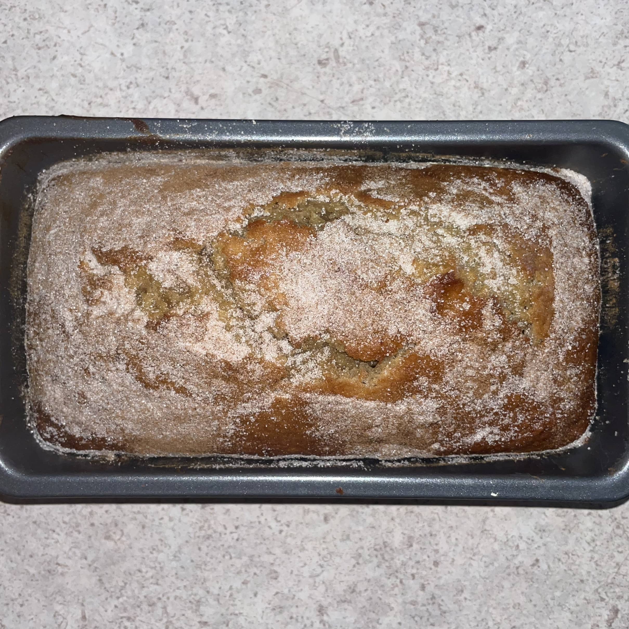 Apple cider donut loaf cake