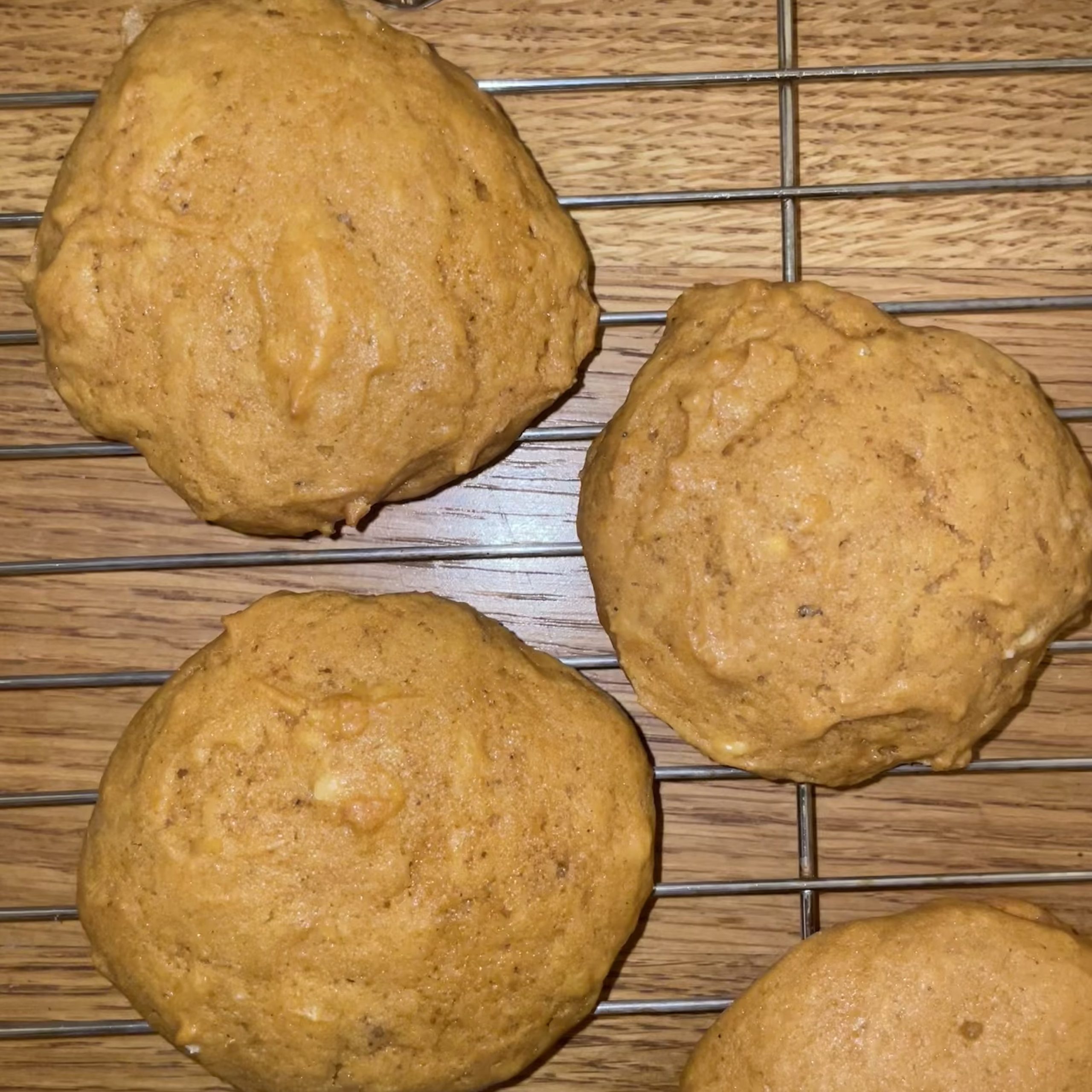 Pumpkin muffin tops